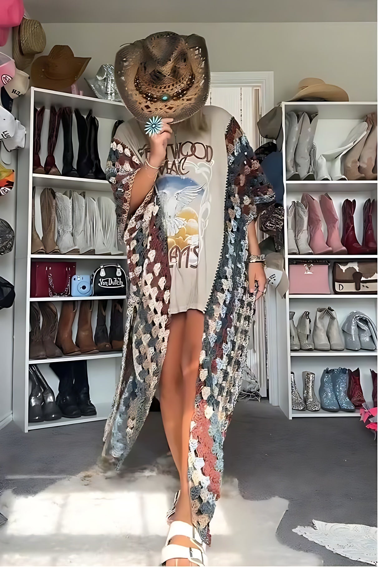 Cardina Crochet T-shirt-ROVOLE