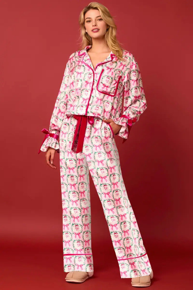 Christmas Character Sprint Pajama Long Set-ROVOLE