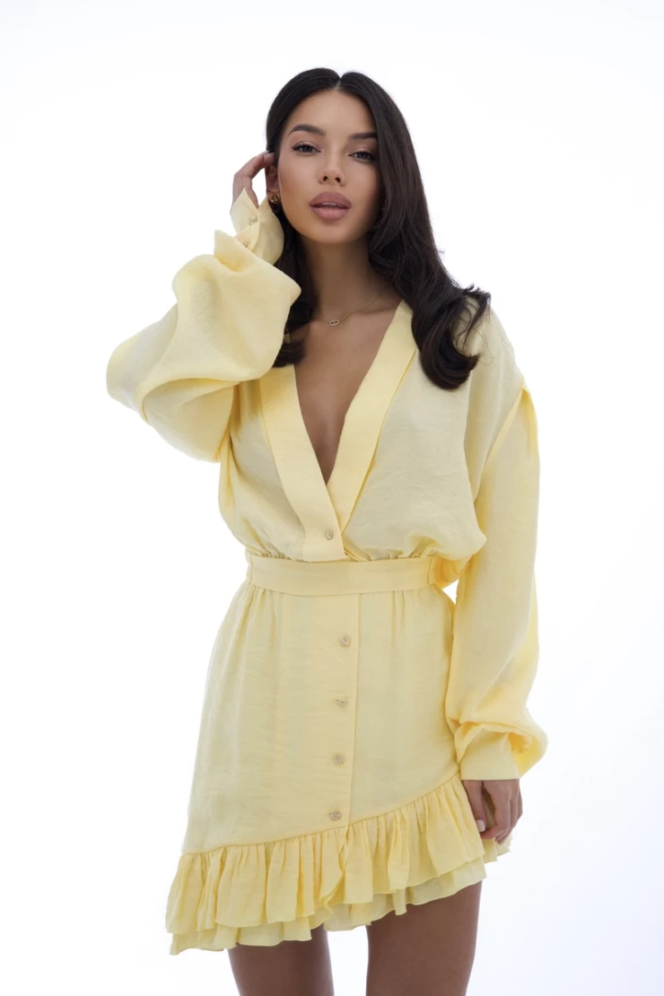 Yiping Story Reappears Mini Dress-ROVOLE