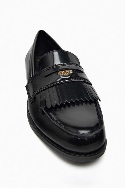 Flat Leather Shoes-ROVOLE