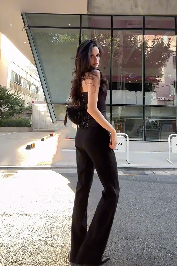 Liquid Steel Pants Set-ROVOLE