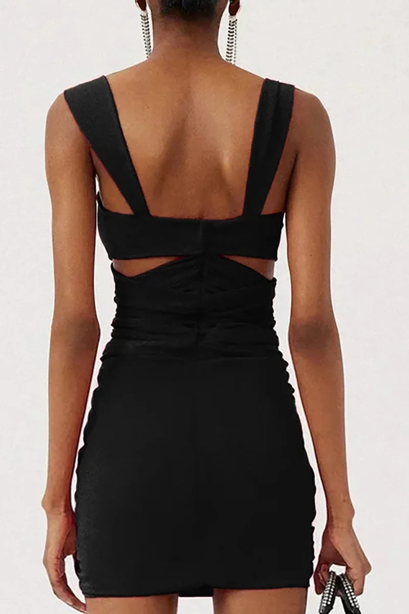 3D Floral Black Swimsuit Set-ROVOLE