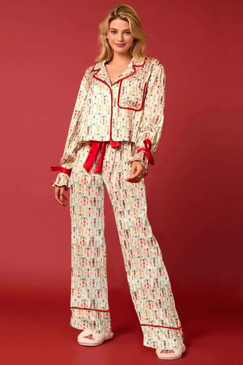 Christmas Character Sprint Pajama Long Set-ROVOLE