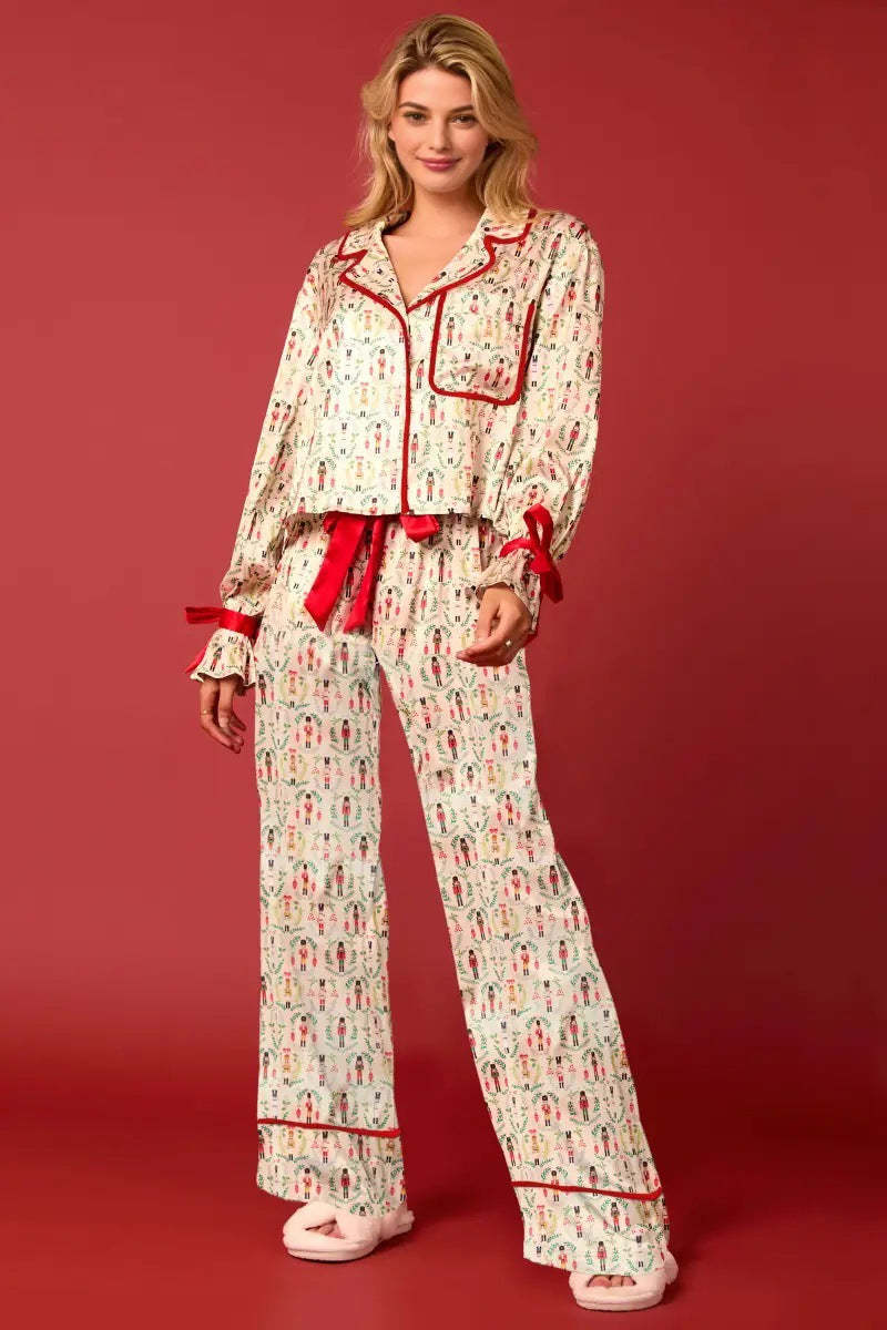 Christmas Character Sprint Pajama Long Set-ROVOLE