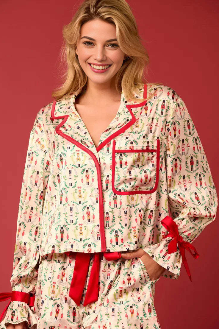 Christmas Character Sprint Pajama Long Set-ROVOLE