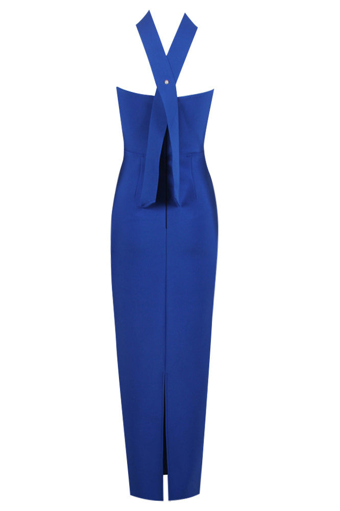 Holly Maxi Dress - Blue-ROVOLE