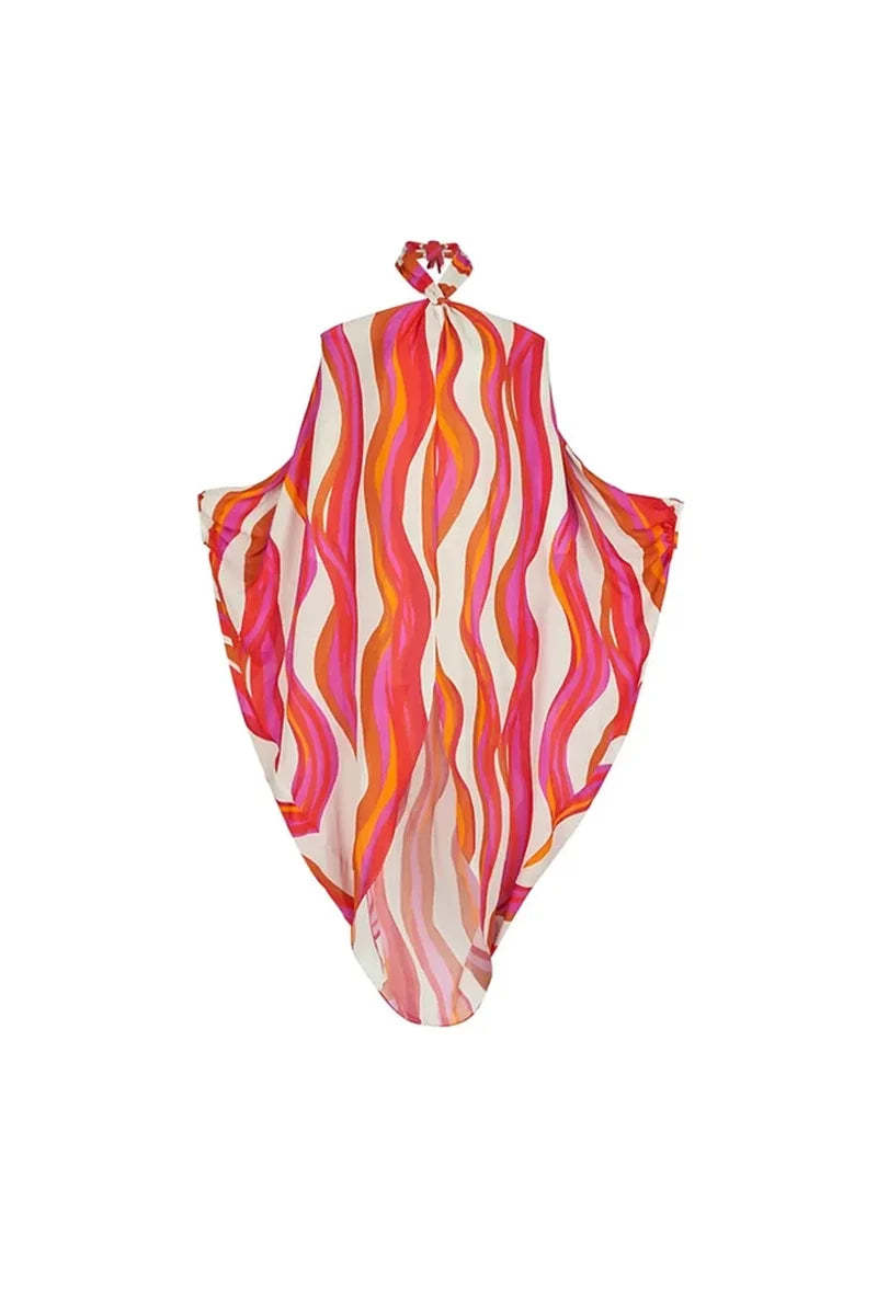 Halter Swimsuit and One Shoulder Bikini-ROVOLE