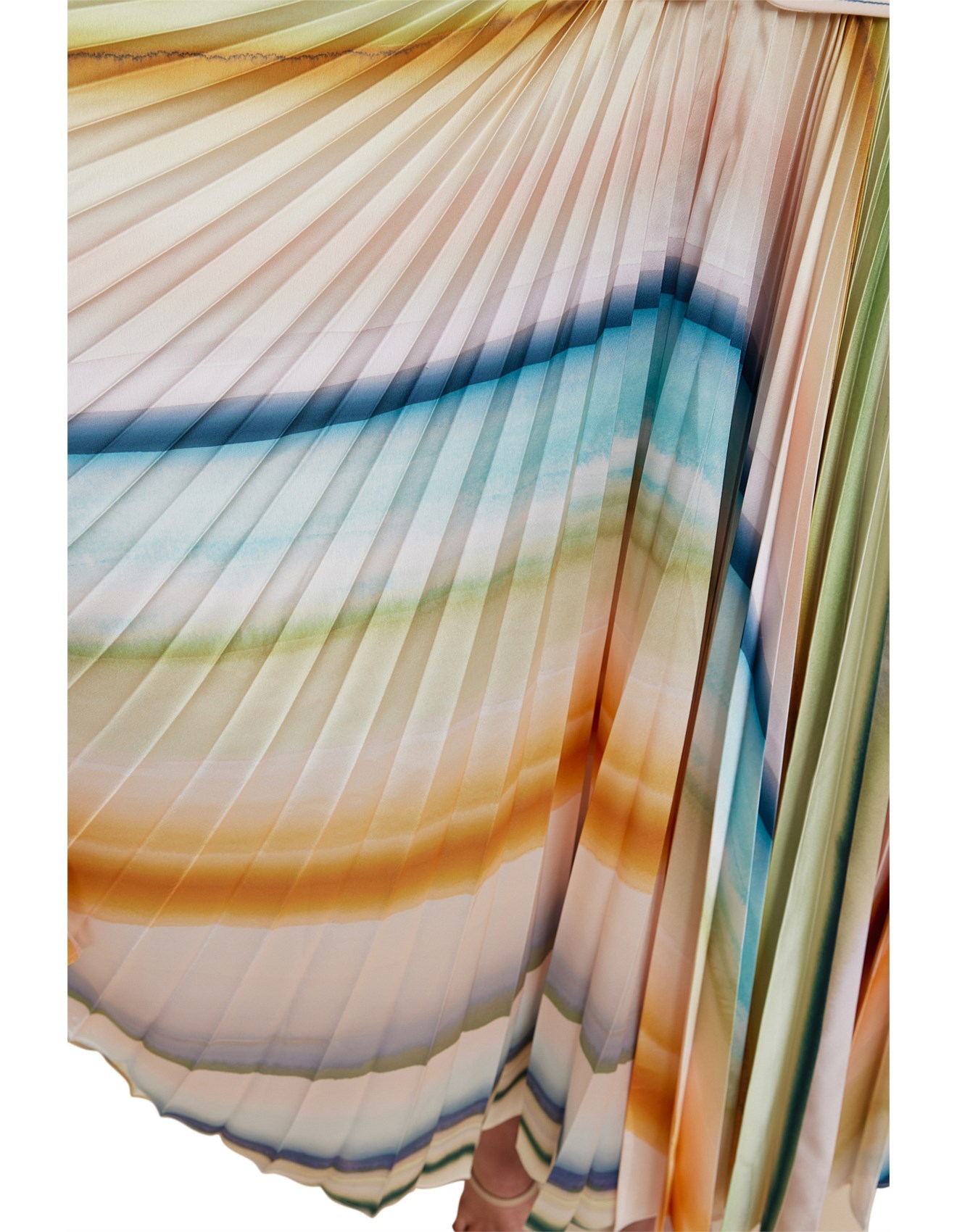 Aurora Pleated Midi Dress