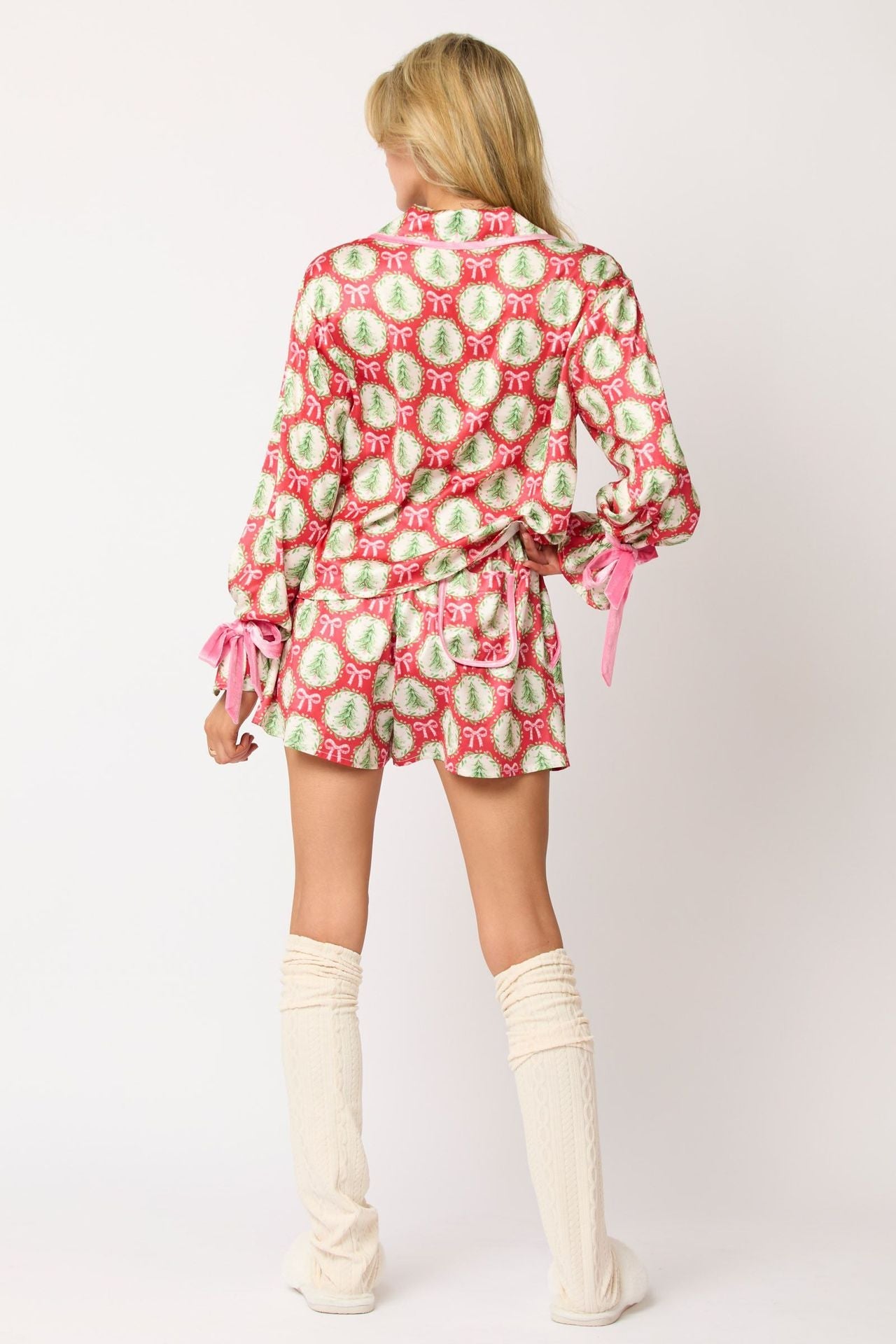 Christmas Character Sprint Pajama Short Set-ROVOLE