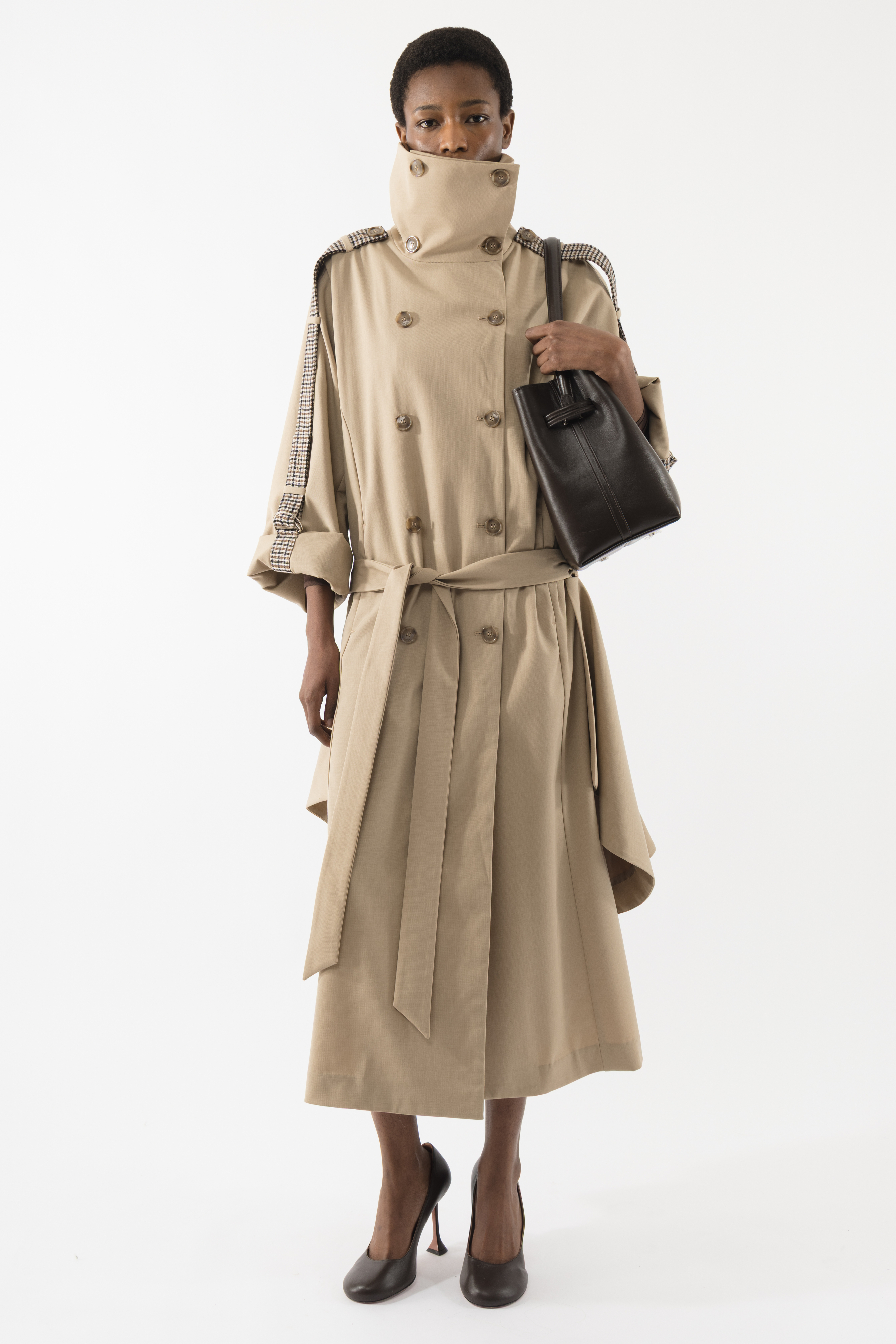 Drop Waist Trenchcoat