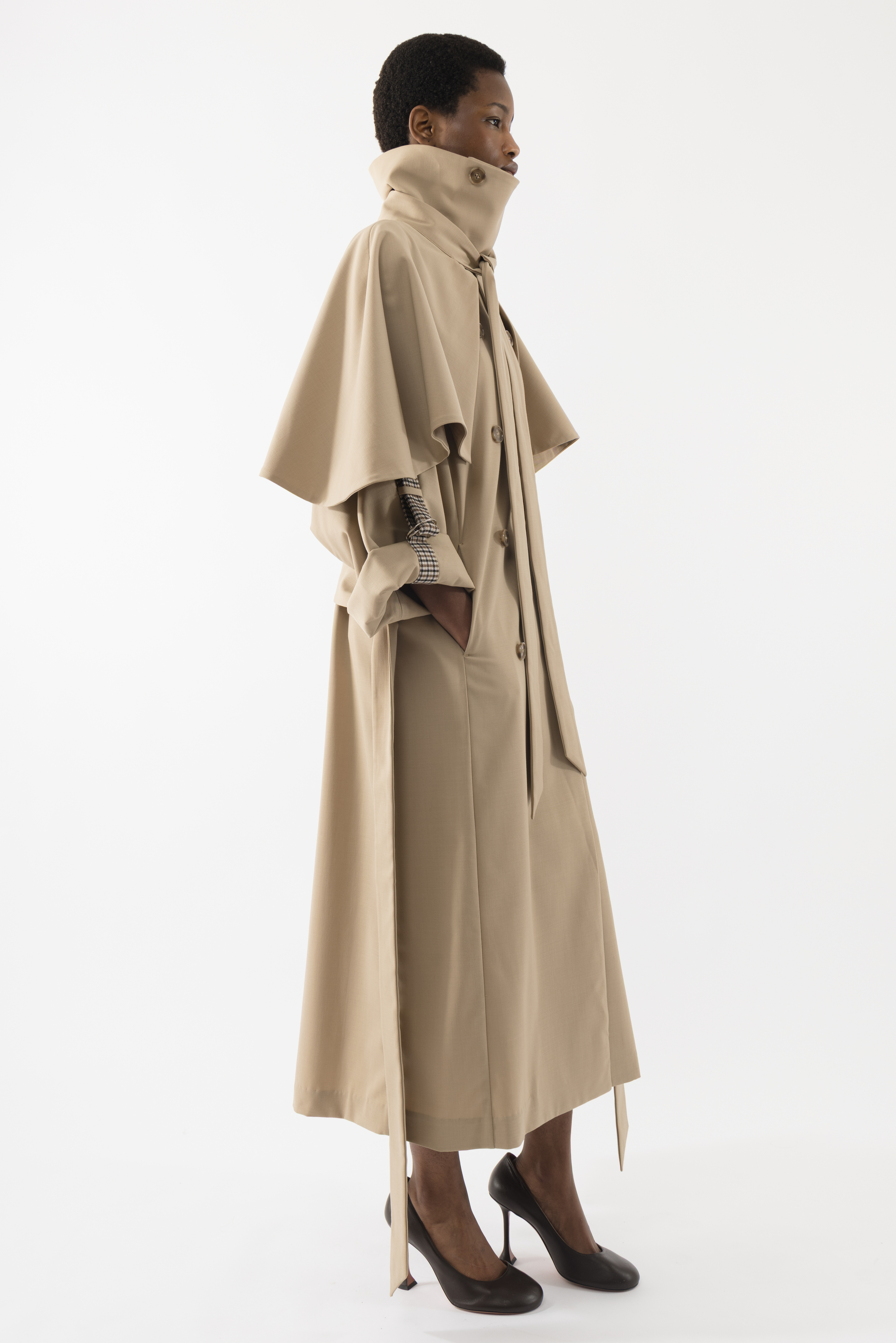 Drop Waist Trenchcoat