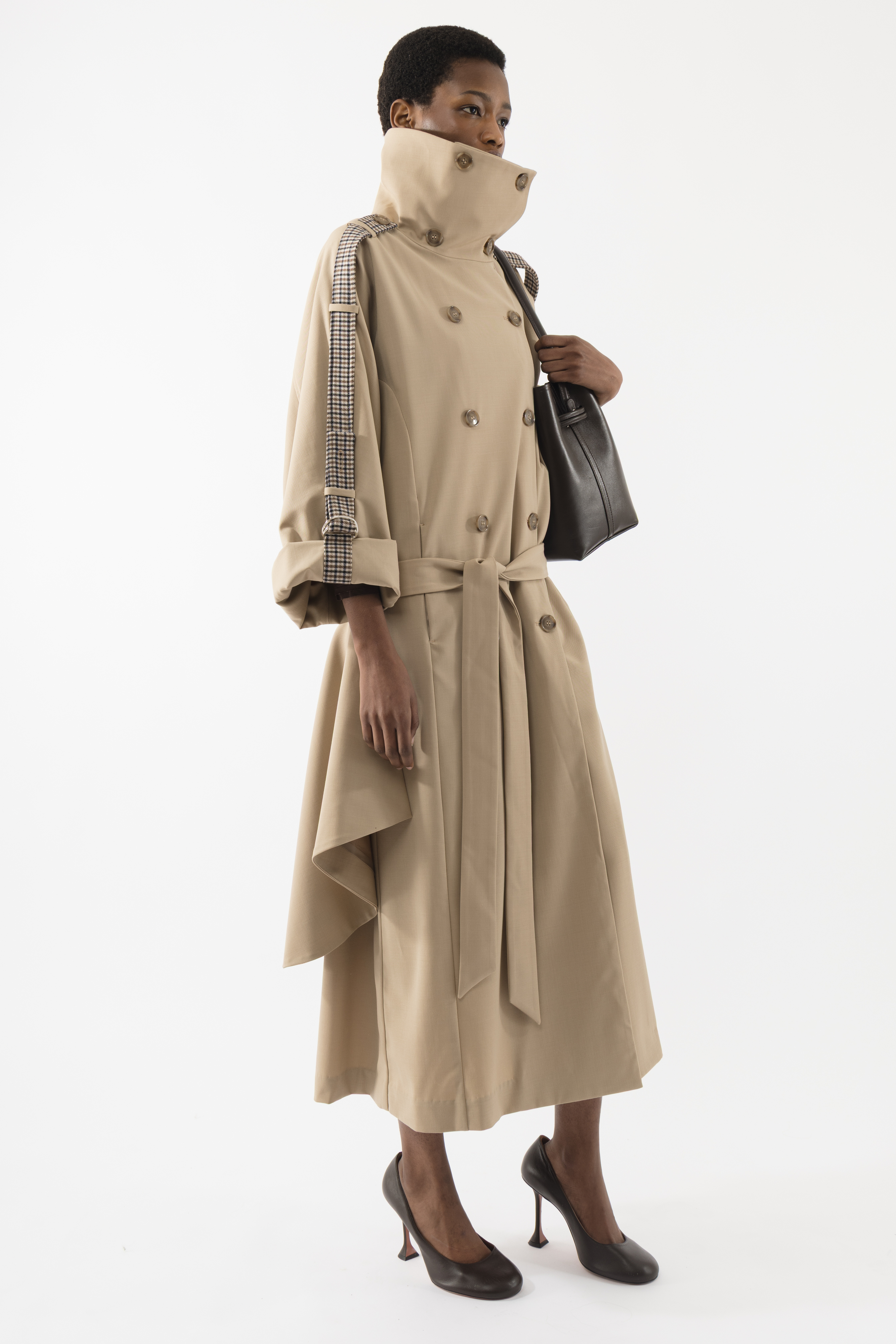 Drop Waist Trenchcoat