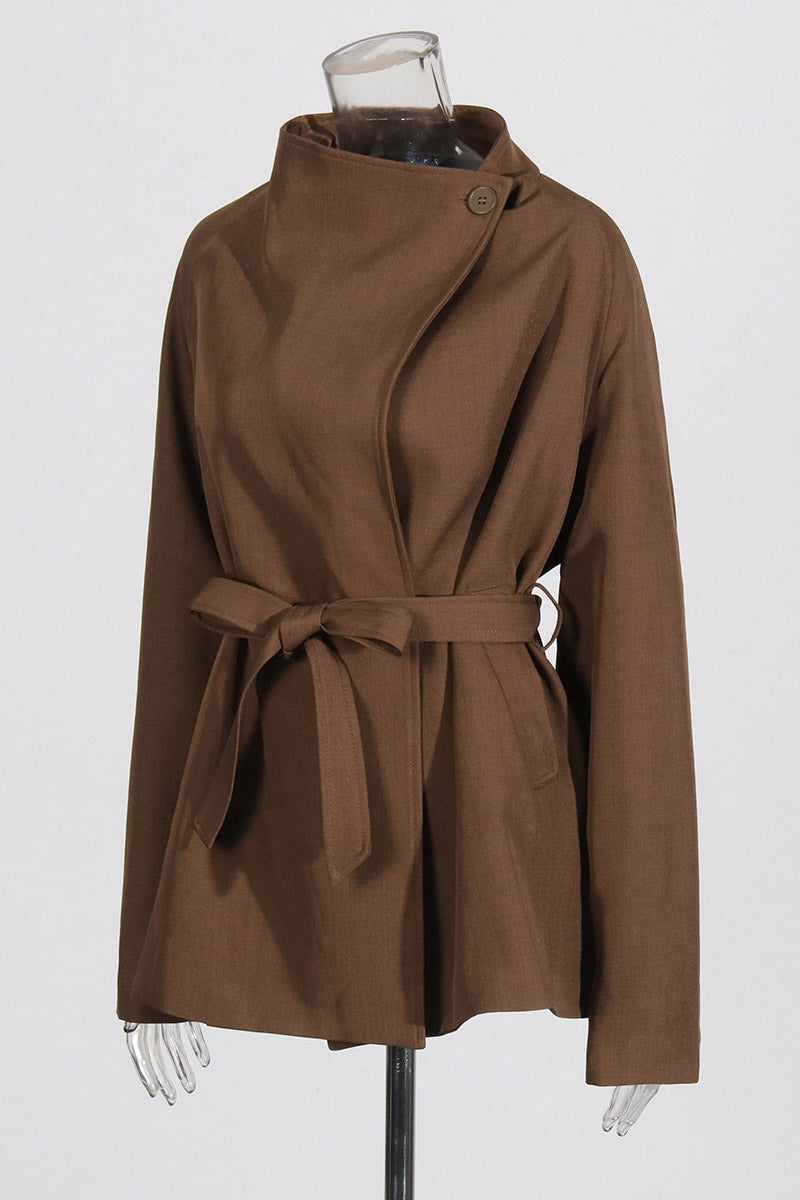 Asymmetric Design Jacket-ROVOLE