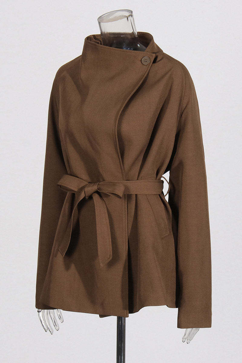 Asymmetric Design Jacket-ROVOLE