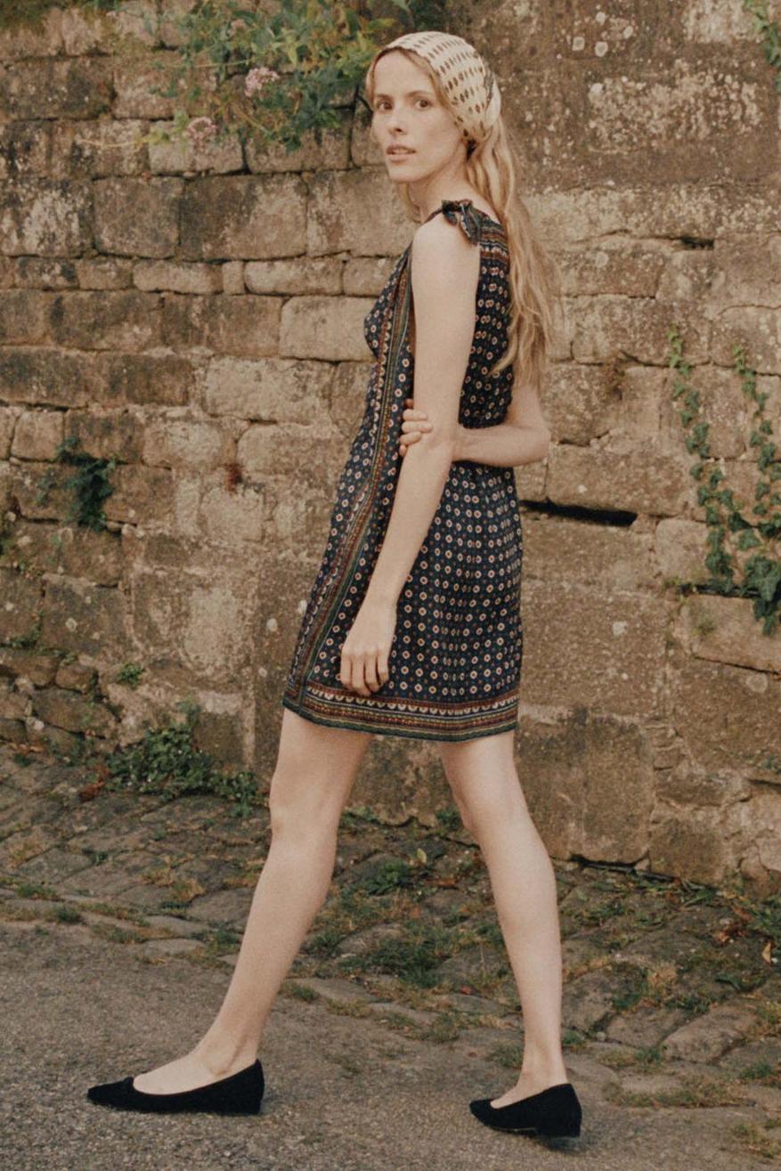 Montmartre Foulard Mini Dress-ROVOLE