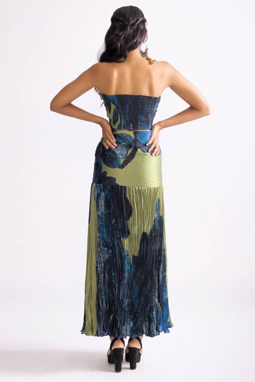 Jennifer Bandeau Midi Dress-ROVOLE