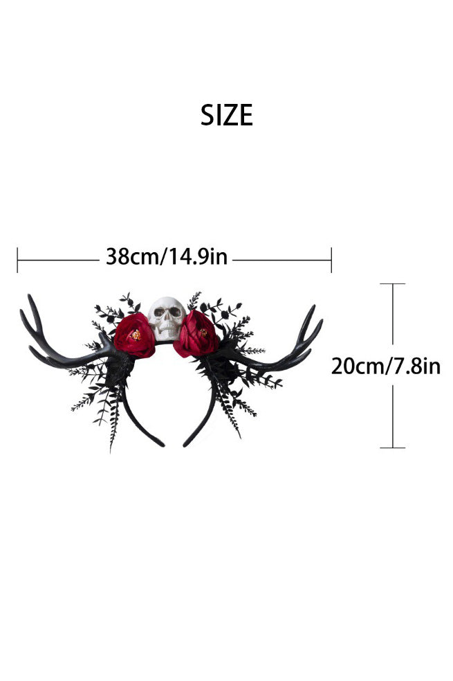 Undead Hoop Skull Headband-ROVOLE