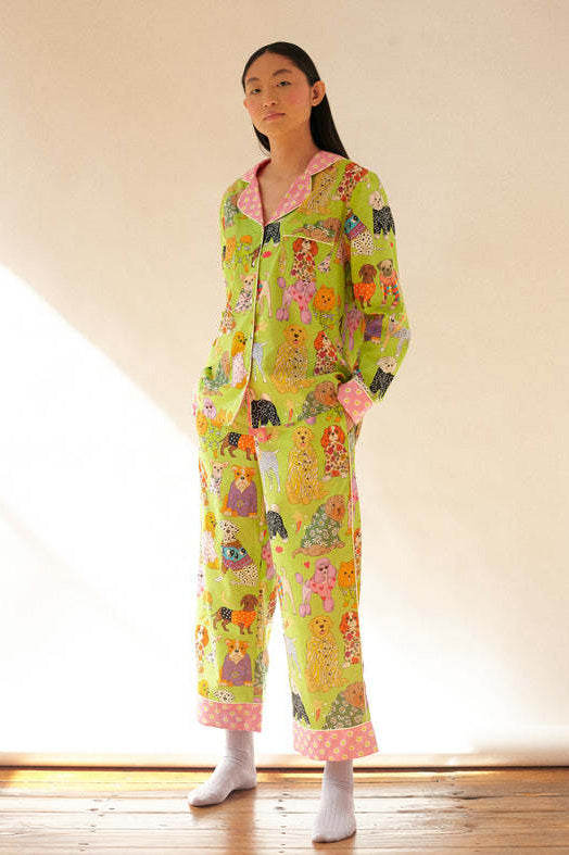 Artistic Illustration Pajama Set-ROVOLE