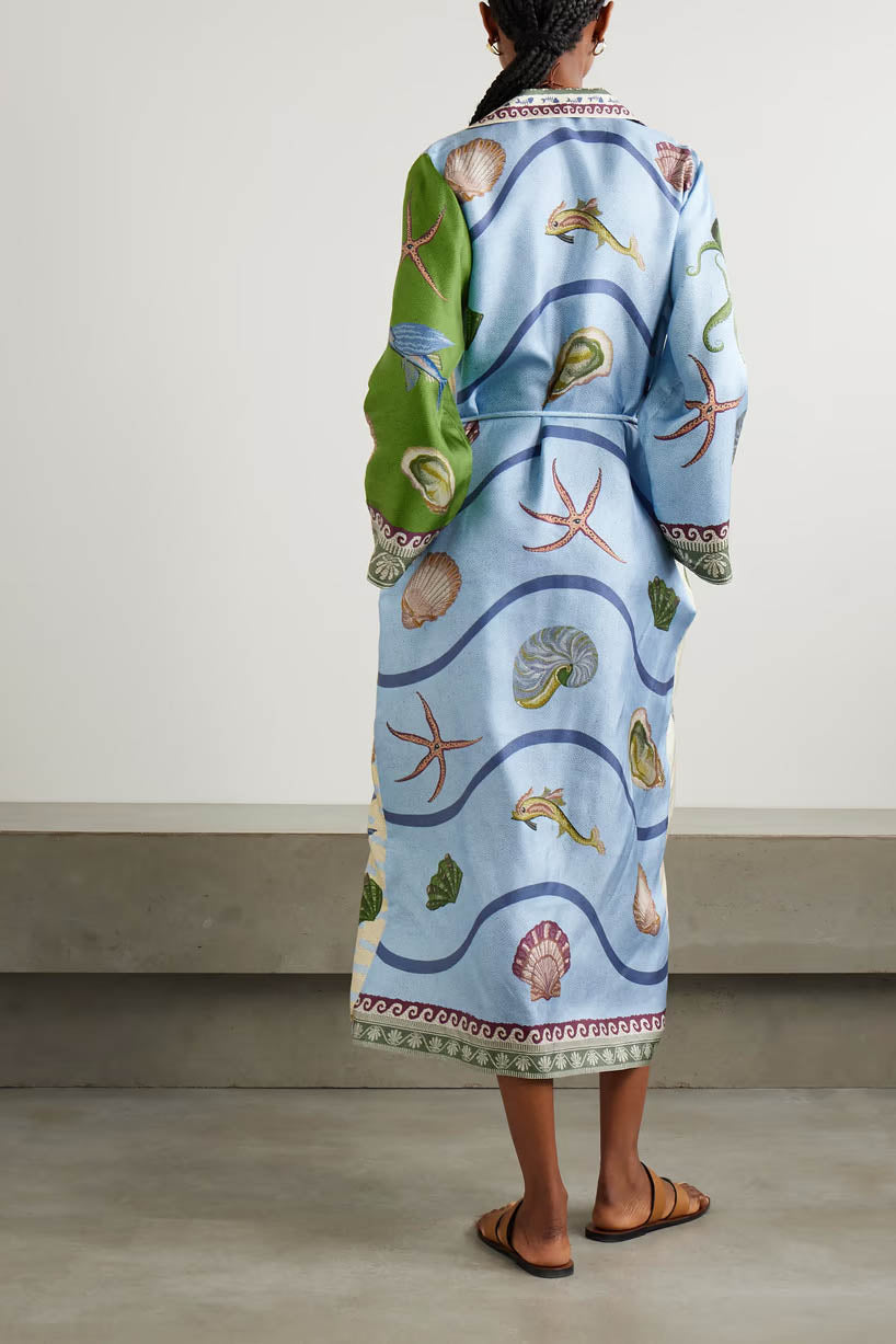 Breezy Grove Cotton-Linen Kimono-ROVOLE