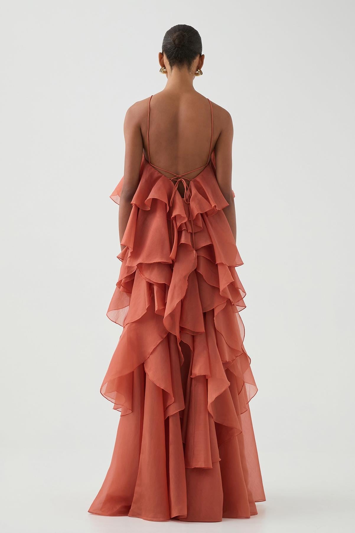 Tartar Castle Stacks Maxi Dress-ROVOLE