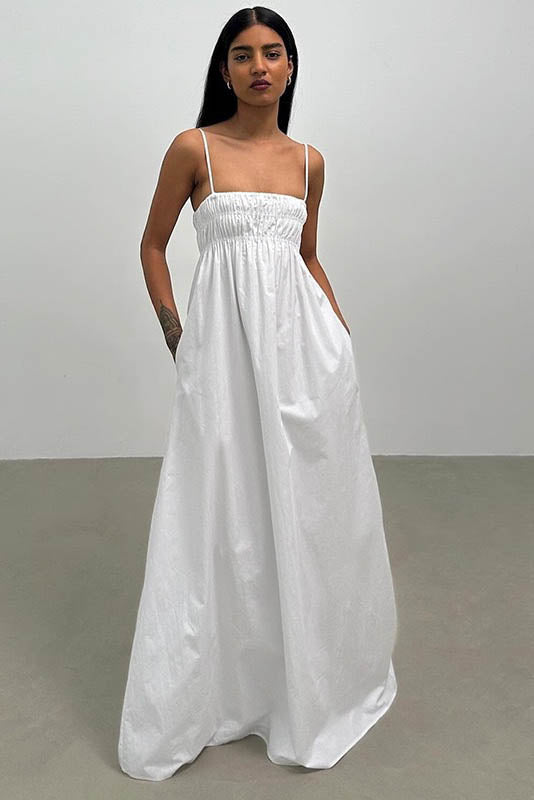 Summer Silhouette Backless Dress-ROVOLE