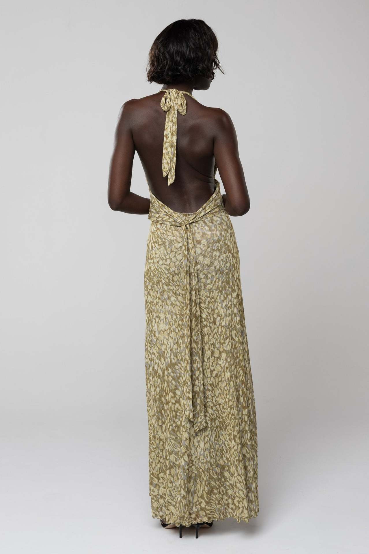 Camoni Polka Dot Diary Maxi Dress-ROVOLE