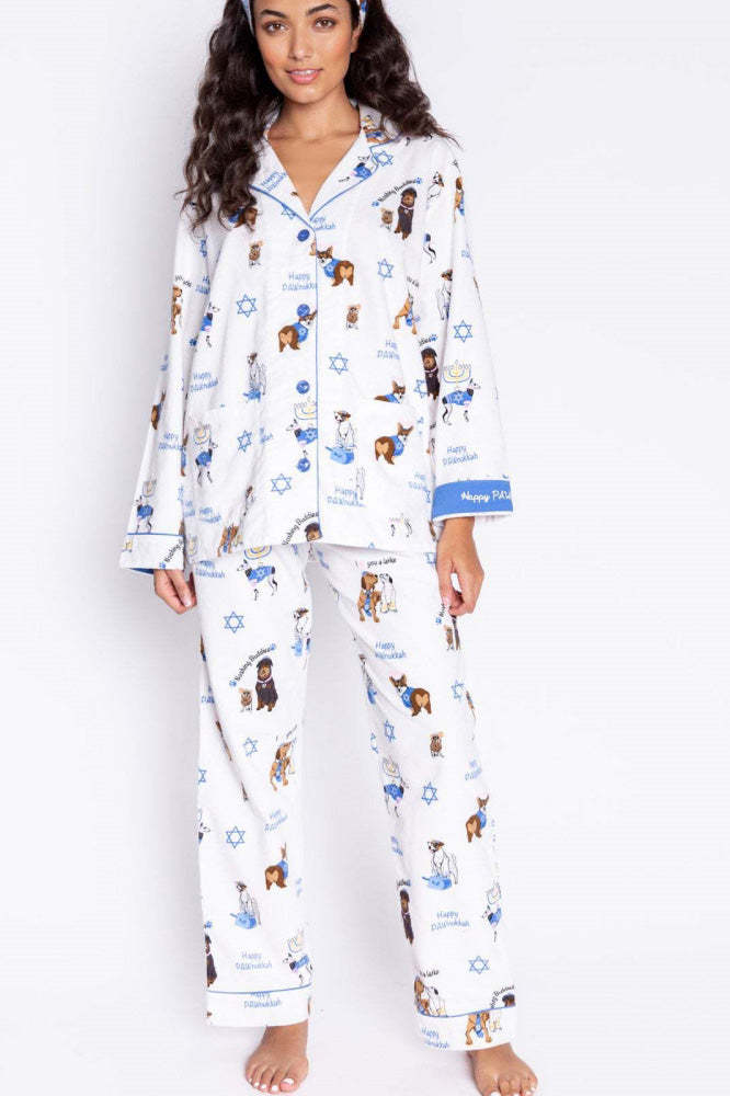 Cute Dog Print Pajama Set-ROVOLE