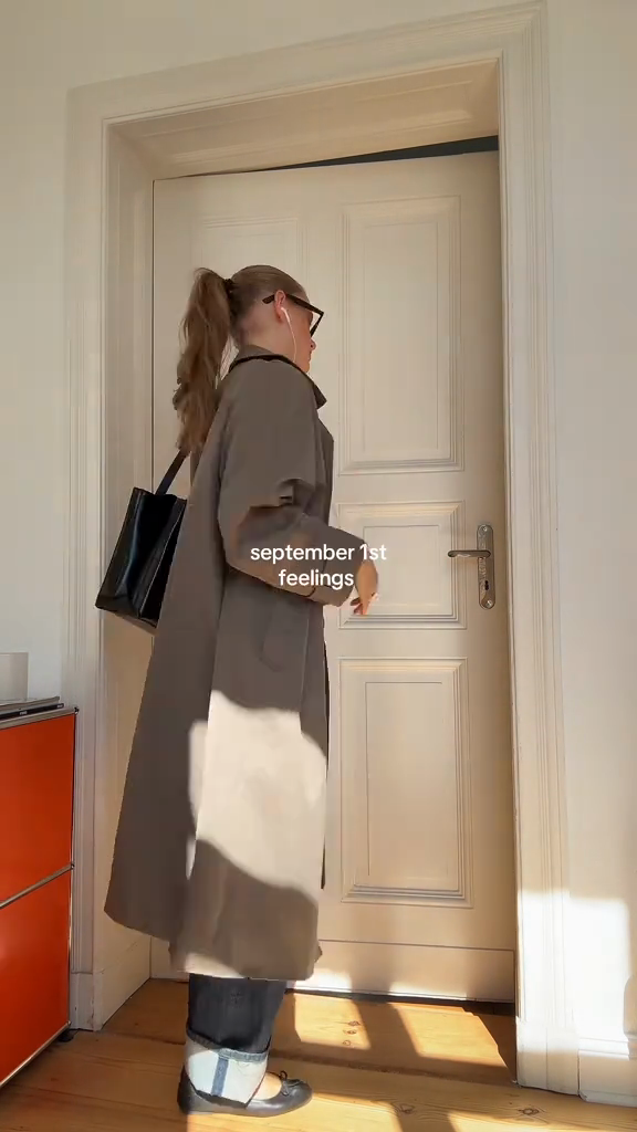 Taupe Trench Coat