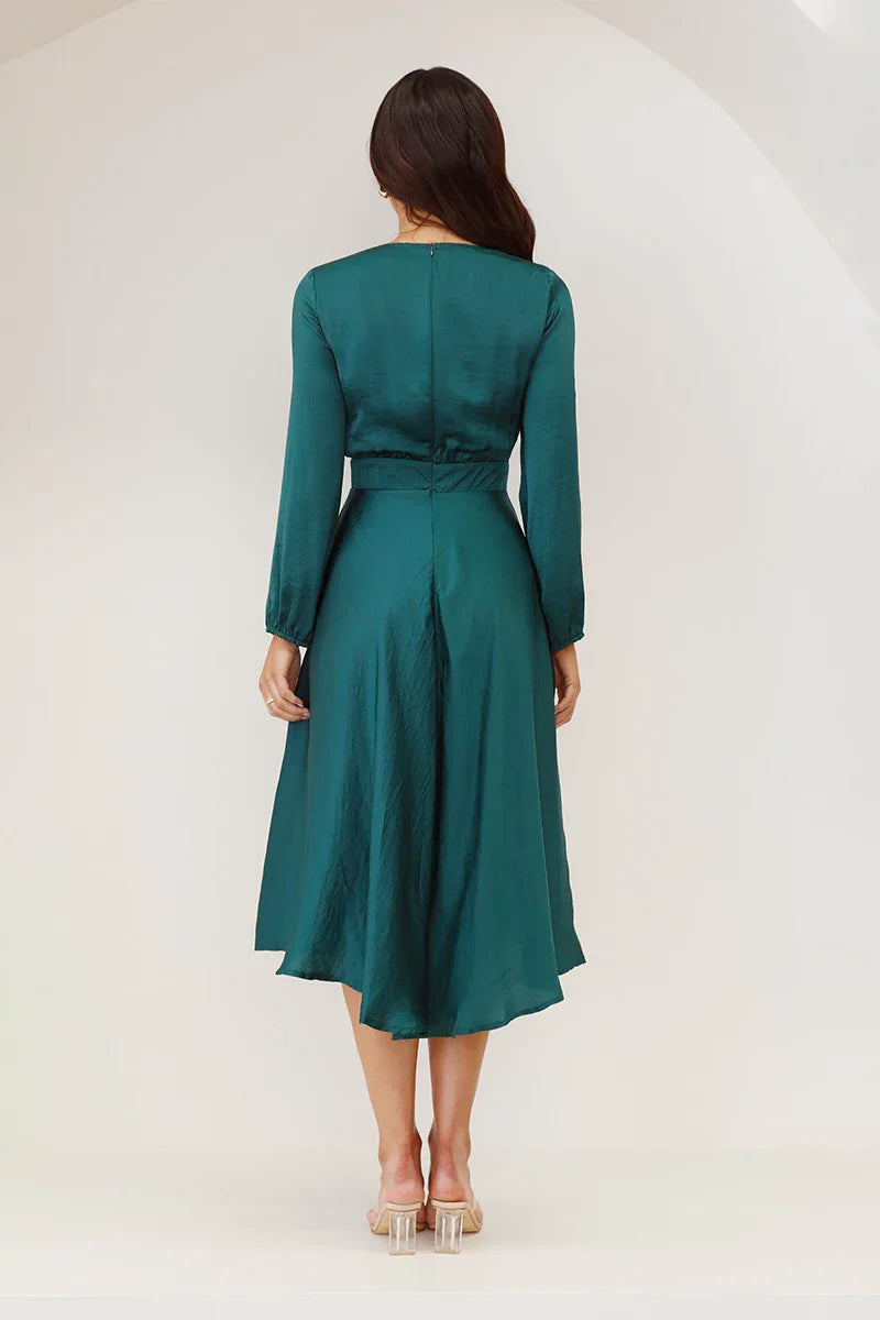 Starry Nights Dress - Emerald-ROVOLE