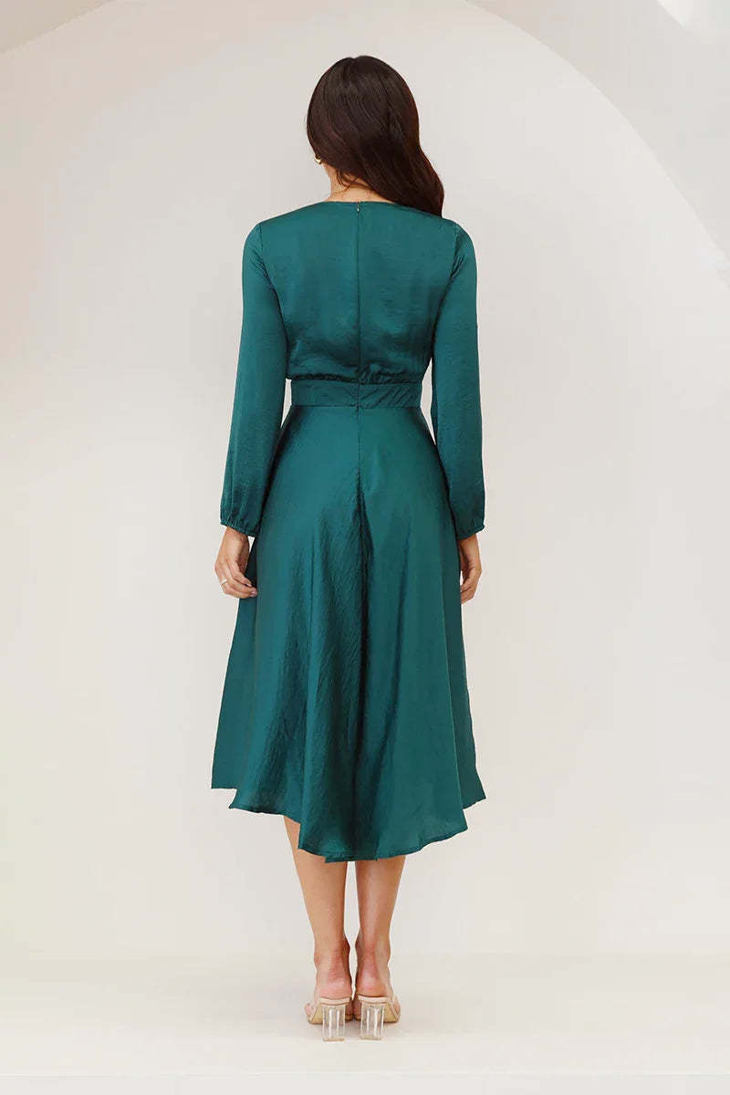Starry Nights Dress - Emerald-ROVOLE