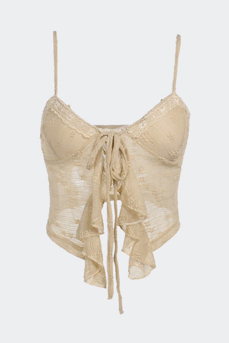 Sexy Lace Tank Top-ROVOLE