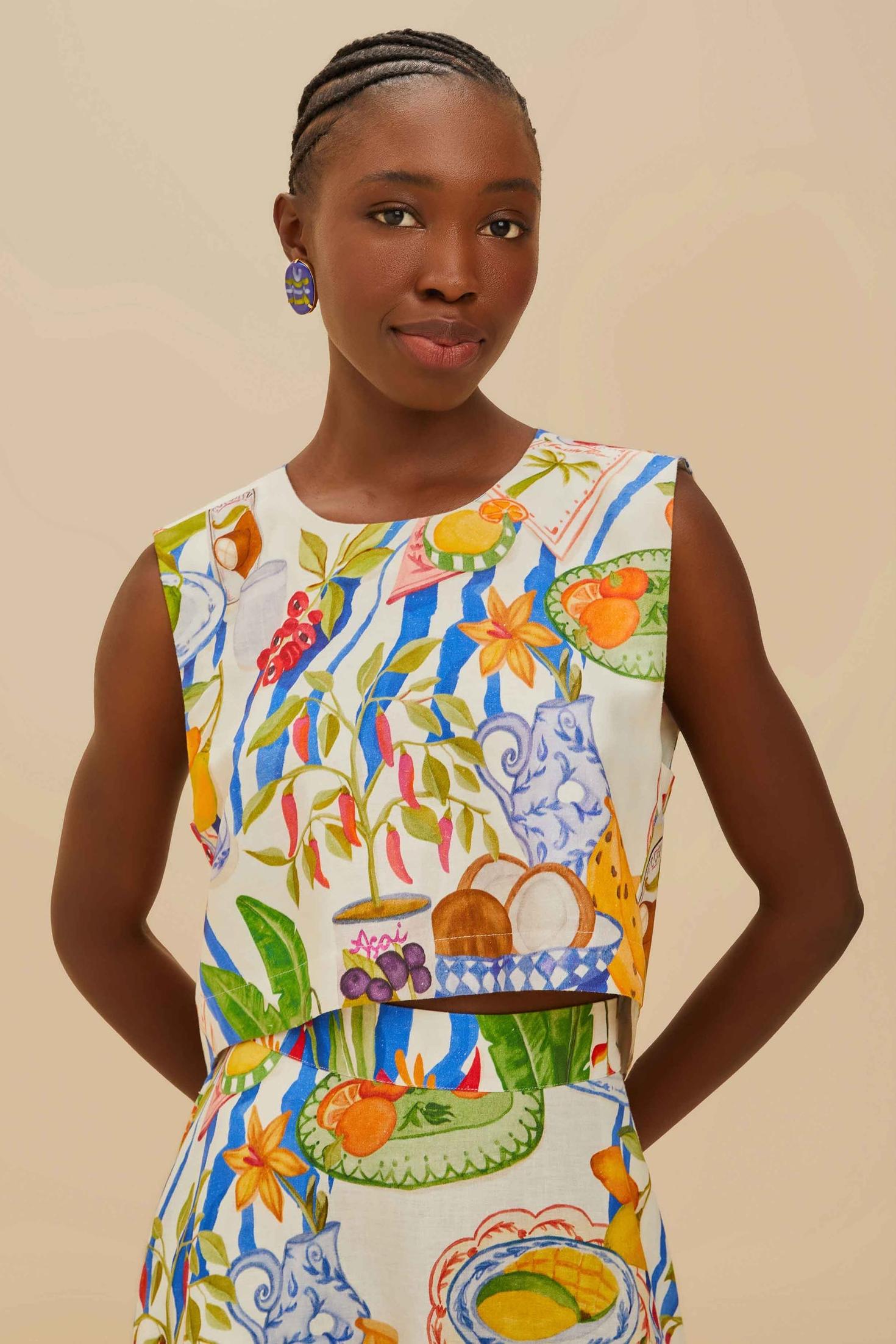 Holiday Joy Fruit Color Skirt Set-ROVOLE