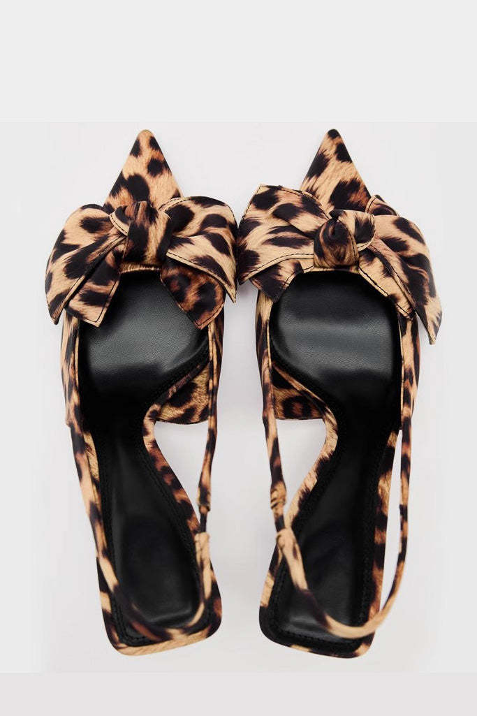Leopard Print High Heels-ROVOLE