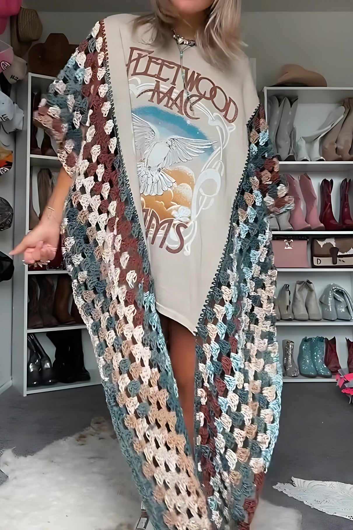 Cardina Crochet T-shirt-ROVOLE