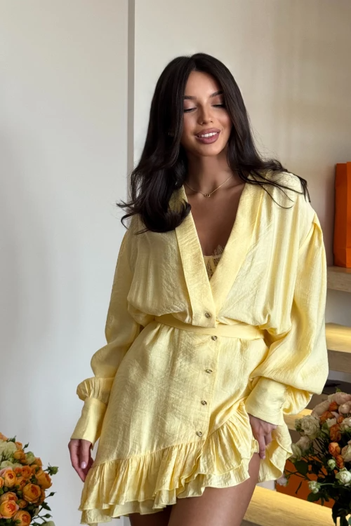 Yiping Story Reappears Mini Dress-ROVOLE