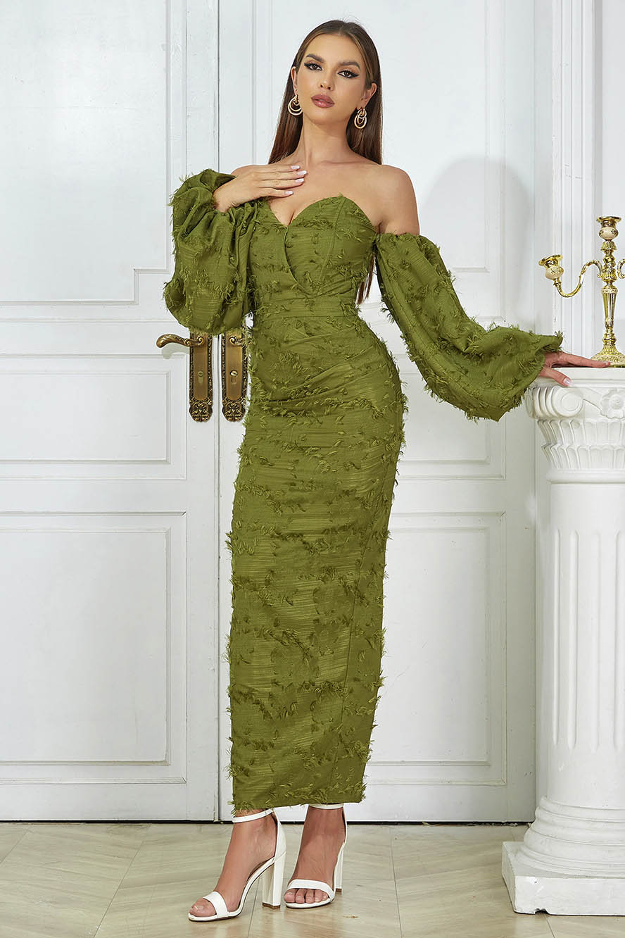 Sexy Strapless Long Evening Gown-ROVOLE