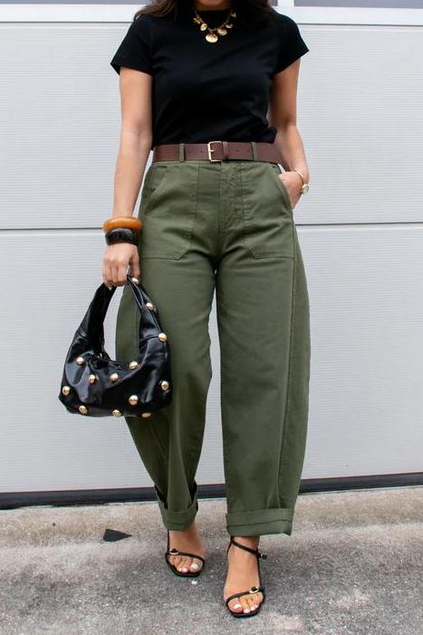 Leon Barrel Pants-ROVOLE