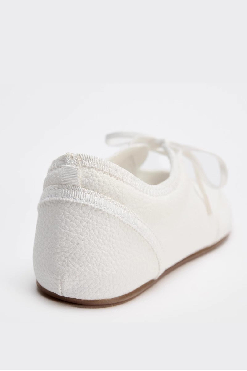 Ballet Flats With Laces-ROVOLE