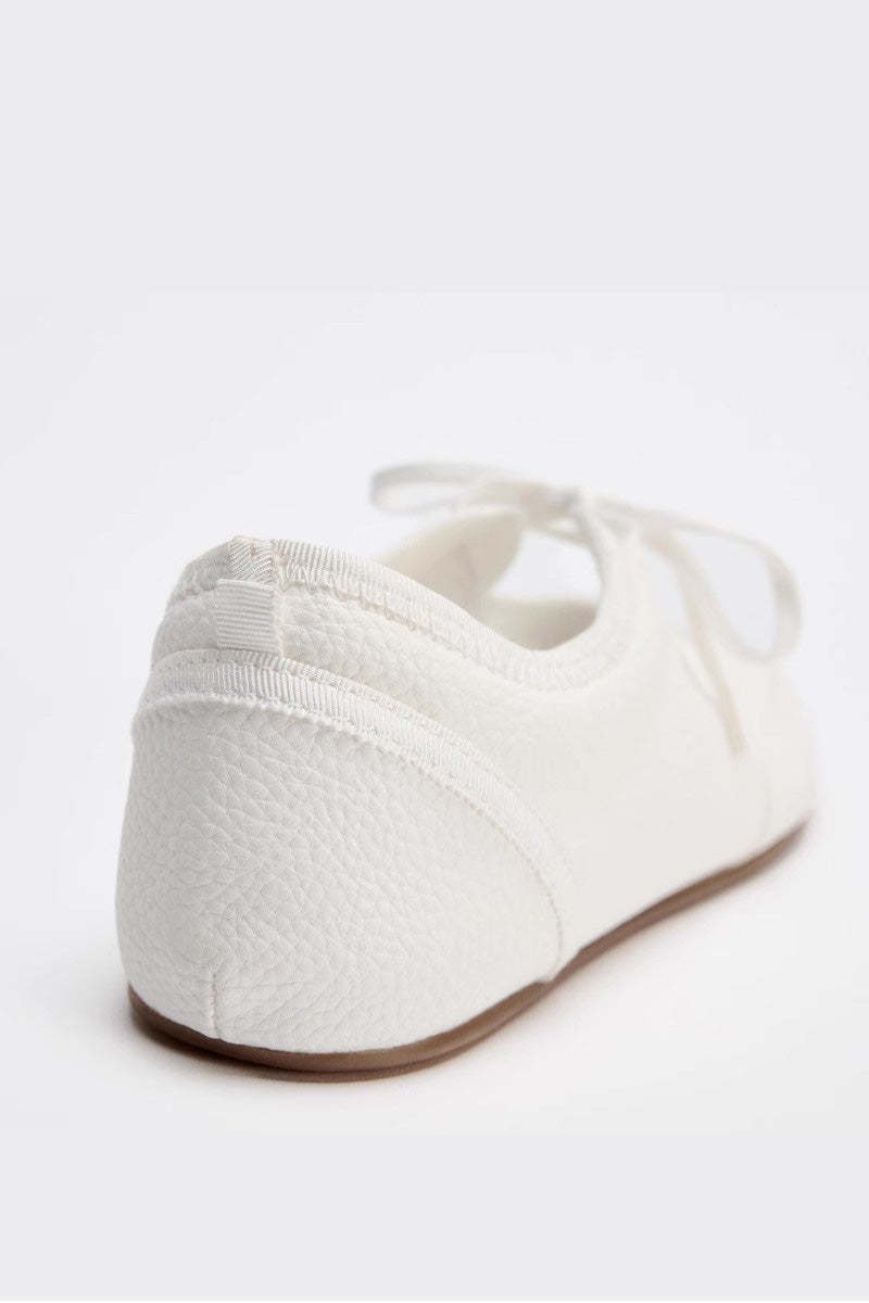 Ballet Flats With Laces-ROVOLE