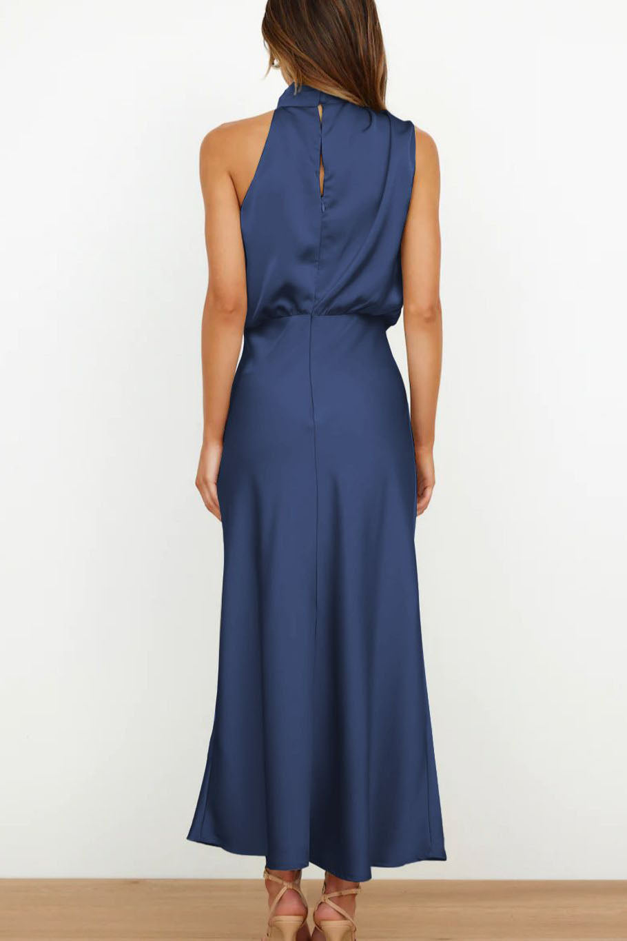 Esther Maxi Dress - Blue-ROVOLE