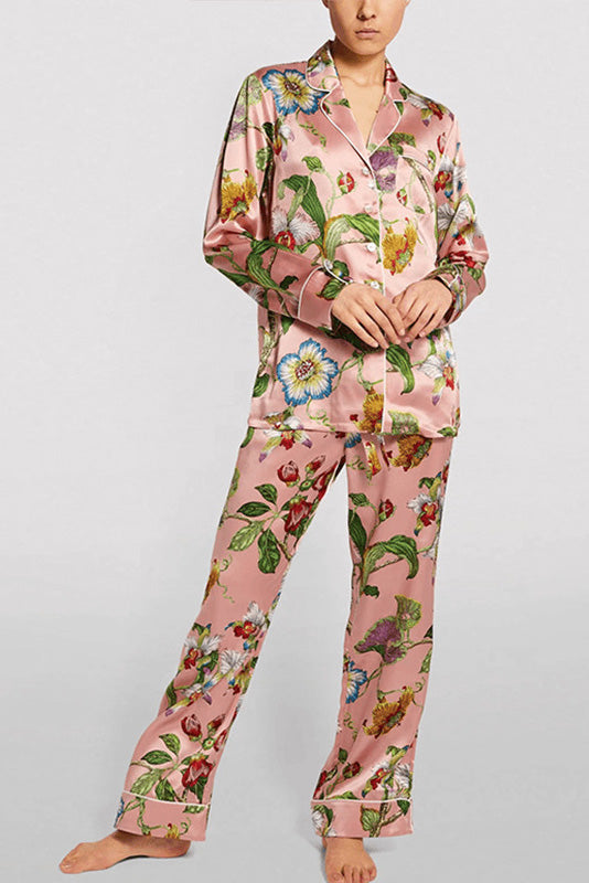 Secret Garden Print Pajama Set-ROVOLE