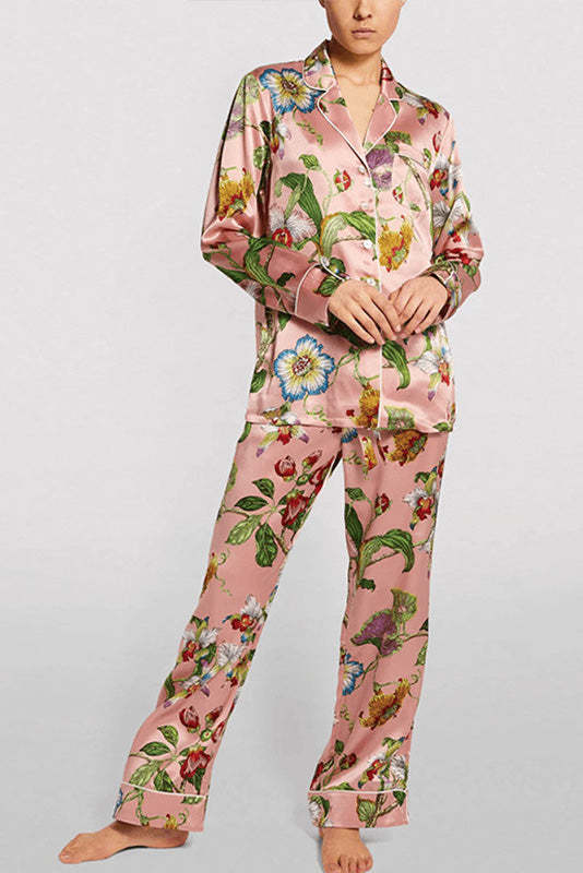 Secret Garden Print Pajama Set-ROVOLE
