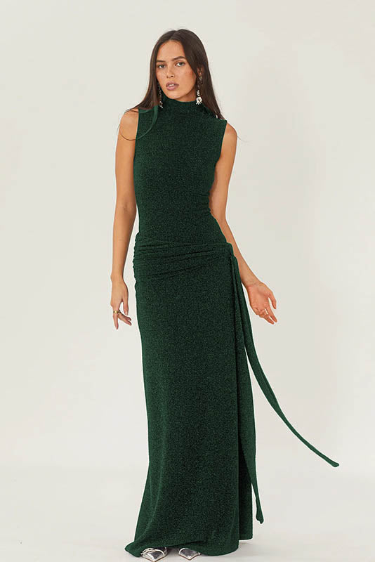 Veil of Pink – Mesh Allure Dress-ROVOLE
