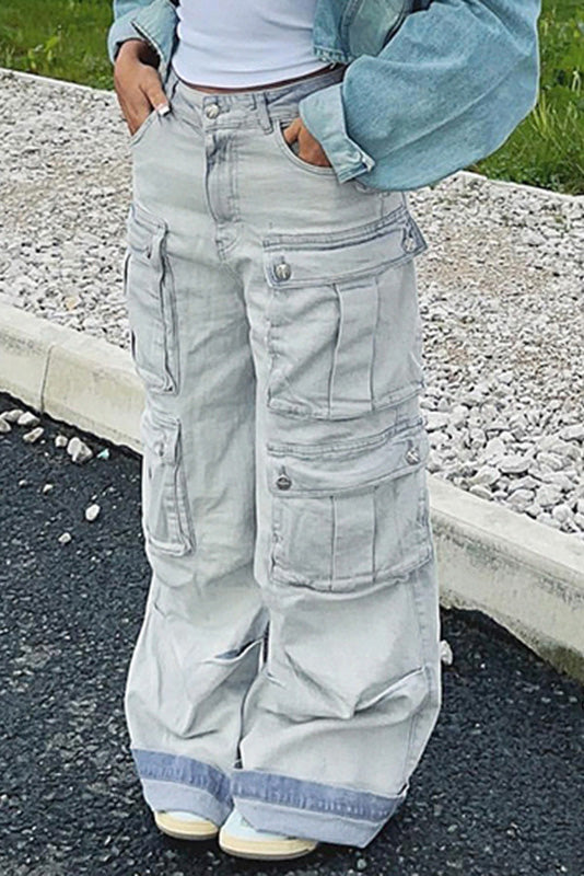 High-Waist Street Denim-ROVOLE