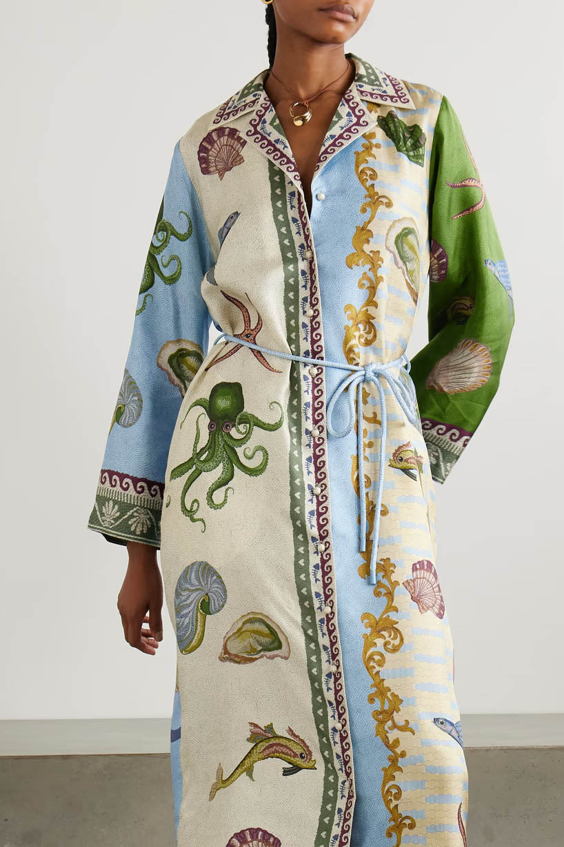 Breezy Grove Cotton-Linen Kimono-ROVOLE