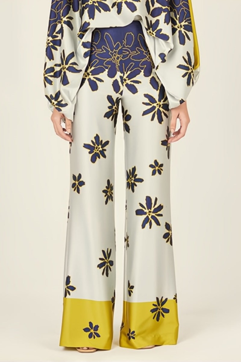 Abstract Waves Two-Piece Set - Apricot-ROVOLE