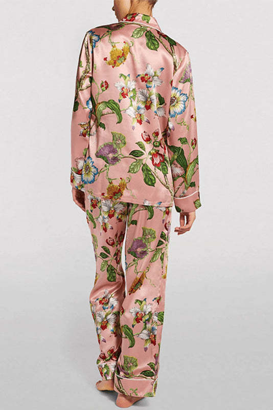 Secret Garden Print Pajama Set-ROVOLE