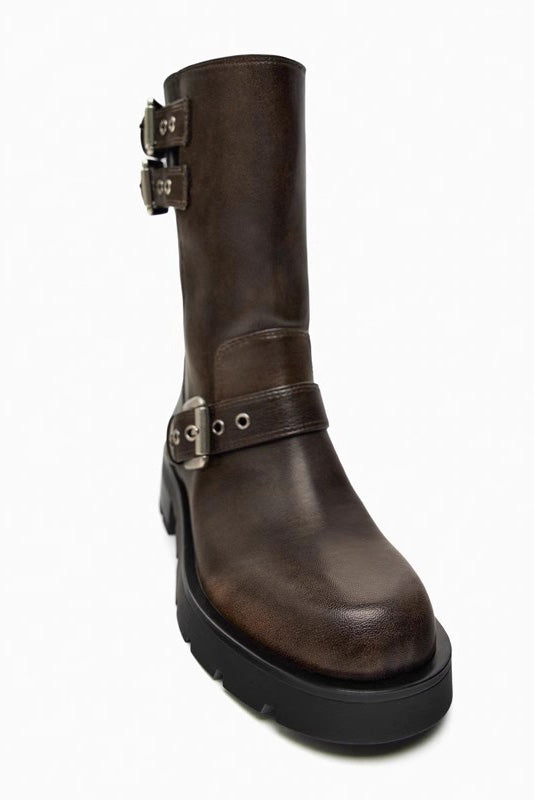 Western Vintage Ankle Boots-ROVOLE