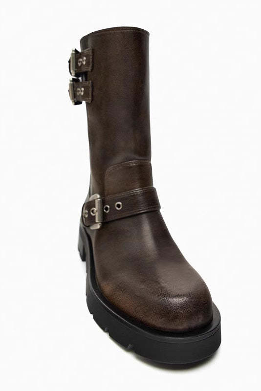Western Vintage Ankle Boots-ROVOLE