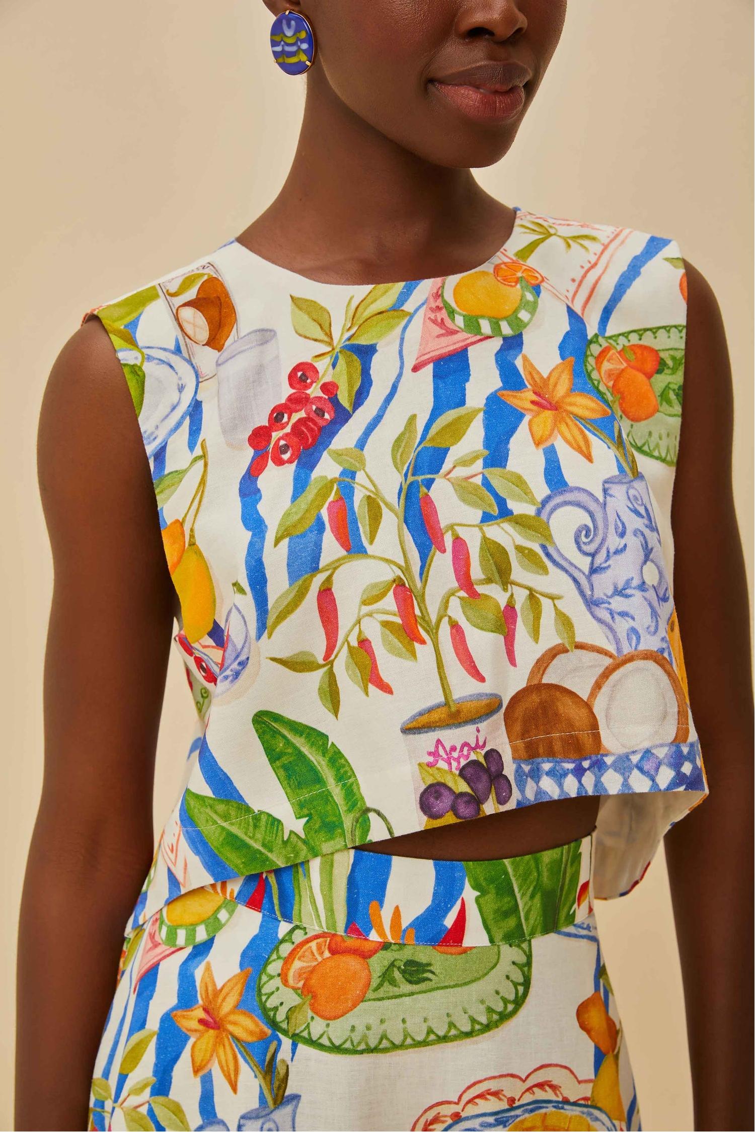 Holiday Joy Fruit Color Skirt Set-ROVOLE